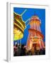 Helter Skelter, Goose Fair, Nottingham, Nottinghamshire, England, United Kingdom, Europe-Frank Fell-Framed Photographic Print