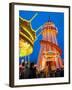 Helter Skelter, Goose Fair, Nottingham, Nottinghamshire, England, United Kingdom, Europe-Frank Fell-Framed Photographic Print