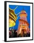 Helter Skelter, Goose Fair, Nottingham, Nottinghamshire, England, United Kingdom, Europe-Frank Fell-Framed Photographic Print