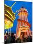 Helter Skelter, Goose Fair, Nottingham, Nottinghamshire, England, United Kingdom, Europe-Frank Fell-Mounted Photographic Print