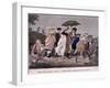 Helter Skelter - or a Shower on Greenwich Hill, London, 1798-null-Framed Giclee Print