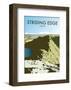 Helvellyn Edge, Lake District - Dave Thompson Contemporary Travel Print-Dave Thompson-Framed Giclee Print