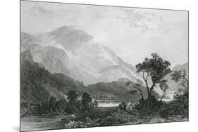 Helvellyn, Lake District-Thomas Allom-Mounted Art Print