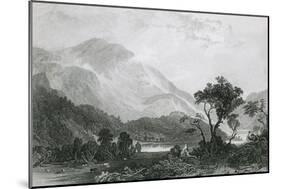 Helvellyn, Lake District-Thomas Allom-Mounted Art Print