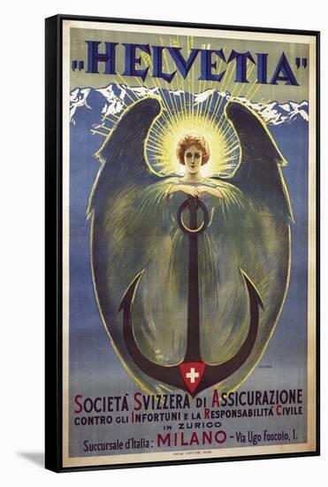 Helvetia Poster by Umberto Boccioni, 1909-Umberto Boccioni-Framed Stretched Canvas