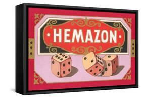 Hemazon Dice-null-Framed Stretched Canvas