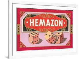 Hemazon Dice-null-Framed Art Print