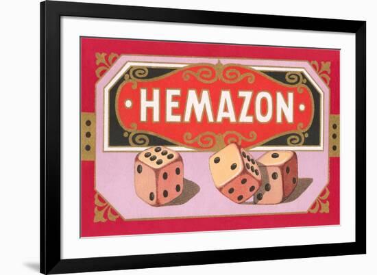 Hemazon Dice-null-Framed Art Print