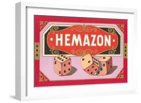 Hemazon Dice-null-Framed Art Print