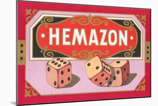 Hemazon Dice-null-Mounted Art Print