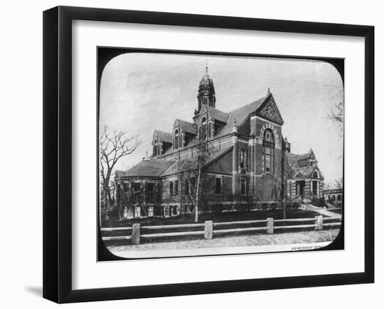 Hemenway Gymnasium, Harvard University, Massachusetts, USA, Late 19th or Early 20th Century-null-Framed Photographic Print