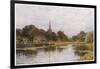 Hemingford Abbots, 1909-null-Framed Art Print