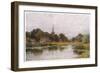 Hemingford Abbots, 1909-null-Framed Art Print