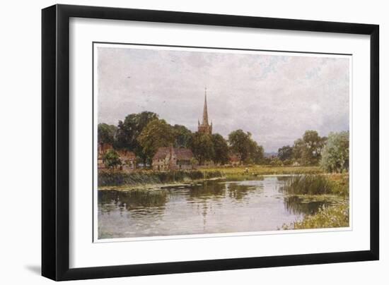 Hemingford Abbots, 1909-null-Framed Art Print