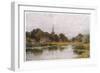 Hemingford Abbots, 1909-null-Framed Art Print