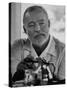 Hemingway at Fishing Tournament-Alfred Eisenstaedt-Stretched Canvas