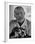 Hemingway at Fishing Tournament-Alfred Eisenstaedt-Framed Premium Photographic Print