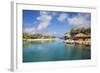 Hemingway Beach Beach Bar and Grill, Willemstad, Curacao, West Indies, Lesser Antilles-Jane Sweeney-Framed Photographic Print