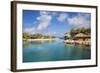 Hemingway Beach Beach Bar and Grill, Willemstad, Curacao, West Indies, Lesser Antilles-Jane Sweeney-Framed Photographic Print