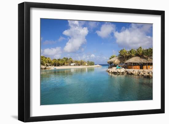 Hemingway Beach Beach Bar and Grill, Willemstad, Curacao, West Indies, Lesser Antilles-Jane Sweeney-Framed Photographic Print