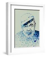 Hemingway Watercolor 1-Anna Malkin-Framed Art Print