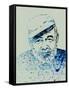 Hemingway Watercolor 1-Anna Malkin-Framed Stretched Canvas