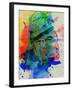 Hemingway Watercolor 2-Anna Malkin-Framed Art Print