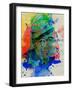 Hemingway Watercolor 2-Anna Malkin-Framed Art Print