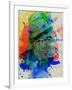 Hemingway Watercolor 2-Anna Malkin-Framed Art Print