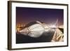 Hemisferic and Principe Felipe Science Museum at Dusk-Markus Lange-Framed Photographic Print