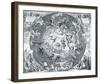 Hemisphae Alis Coeli Sphaeri Grarii Bore et Terre Casceno Phia, 1660-Henricus Hondius-Framed Giclee Print