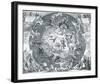 Hemisphae Alis Coeli Sphaeri Grarii Bore et Terre Casceno Phia, 1660-Henricus Hondius-Framed Giclee Print