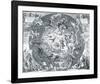 Hemisphae Alis Coeli Sphaeri Grarii Bore et Terre Casceno Phia, 1660-Henricus Hondius-Framed Giclee Print