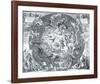 Hemisphae Alis Coeli Sphaeri Grarii Bore et Terre Casceno Phia, 1660-Henricus Hondius-Framed Giclee Print