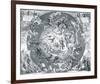 Hemisphae Alis Coeli Sphaeri Grarii Bore et Terre Casceno Phia, 1660-Henricus Hondius-Framed Giclee Print