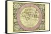 Hemisphaerium Orbis Antiqui-Andreas Cellarius-Framed Stretched Canvas