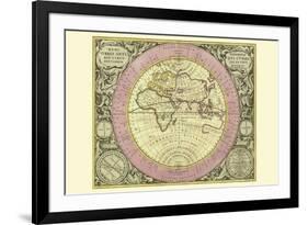 Hemisphaerium Orbis Antiqui-Andreas Cellarius-Framed Art Print