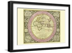 Hemisphaerium Orbis Antiqui-Andreas Cellarius-Framed Art Print