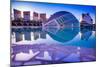 Hemispheric Buildings, City of Arts and Sciences, Valencia, Spain, Europe-Laura Grier-Mounted Photographic Print