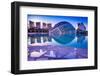 Hemispheric Buildings, City of Arts and Sciences, Valencia, Spain, Europe-Laura Grier-Framed Photographic Print