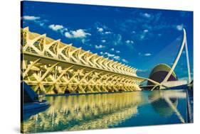 Hemispheric Buildings, City of Arts and Sciences, Valencia, Spain, Europe-Laura Grier-Stretched Canvas