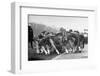 Hempstead High School Cheerleaders Chanting a Cheer as They Encircle the School's Tiger Mascot-Gordon Parks-Framed Photographic Print