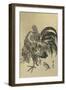 Hen and Chick-Toyohiro Utagawa-Framed Art Print