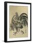 Hen and Chick-Toyohiro Utagawa-Framed Art Print