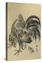Hen and Chick-Toyohiro Utagawa-Stretched Canvas