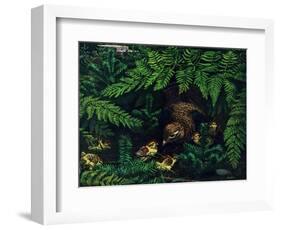 Hen and Chicks-Stan Galli-Framed Giclee Print