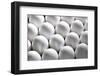 Hen-Eggs, White, Quiet Life Food Food Eggs Same, Identically, Side by Side-Fact-Framed Photographic Print