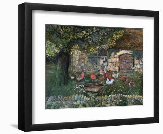 Hen House, 1988-Lisa Graa Jensen-Framed Giclee Print