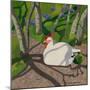 Hen in the Shade-Sophie Harding-Mounted Giclee Print