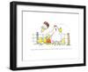 Hen Mom-Jennifer Zsolt-Framed Giclee Print